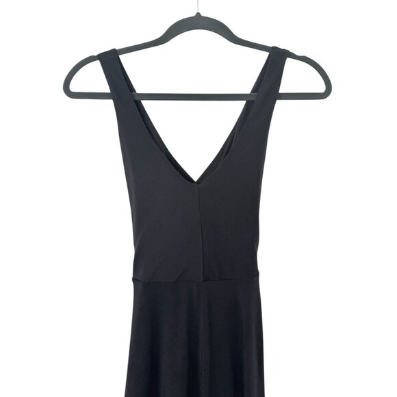 prAna Josepina Maxi Scoop Cross Back Dress Black XS - Picture 7 of 8